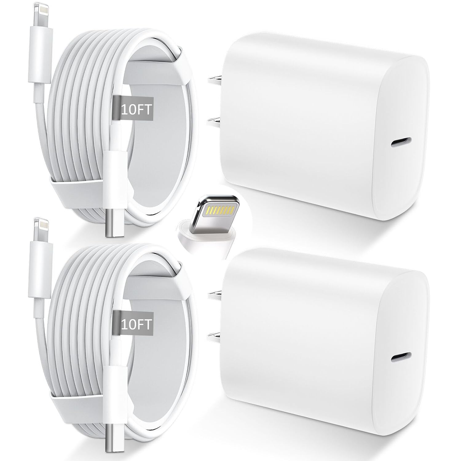 iPhone 14 13 12 11 Charger Fast Charging 20W USB C Charger Type C Charger Fast Charging Block with 10FT Long