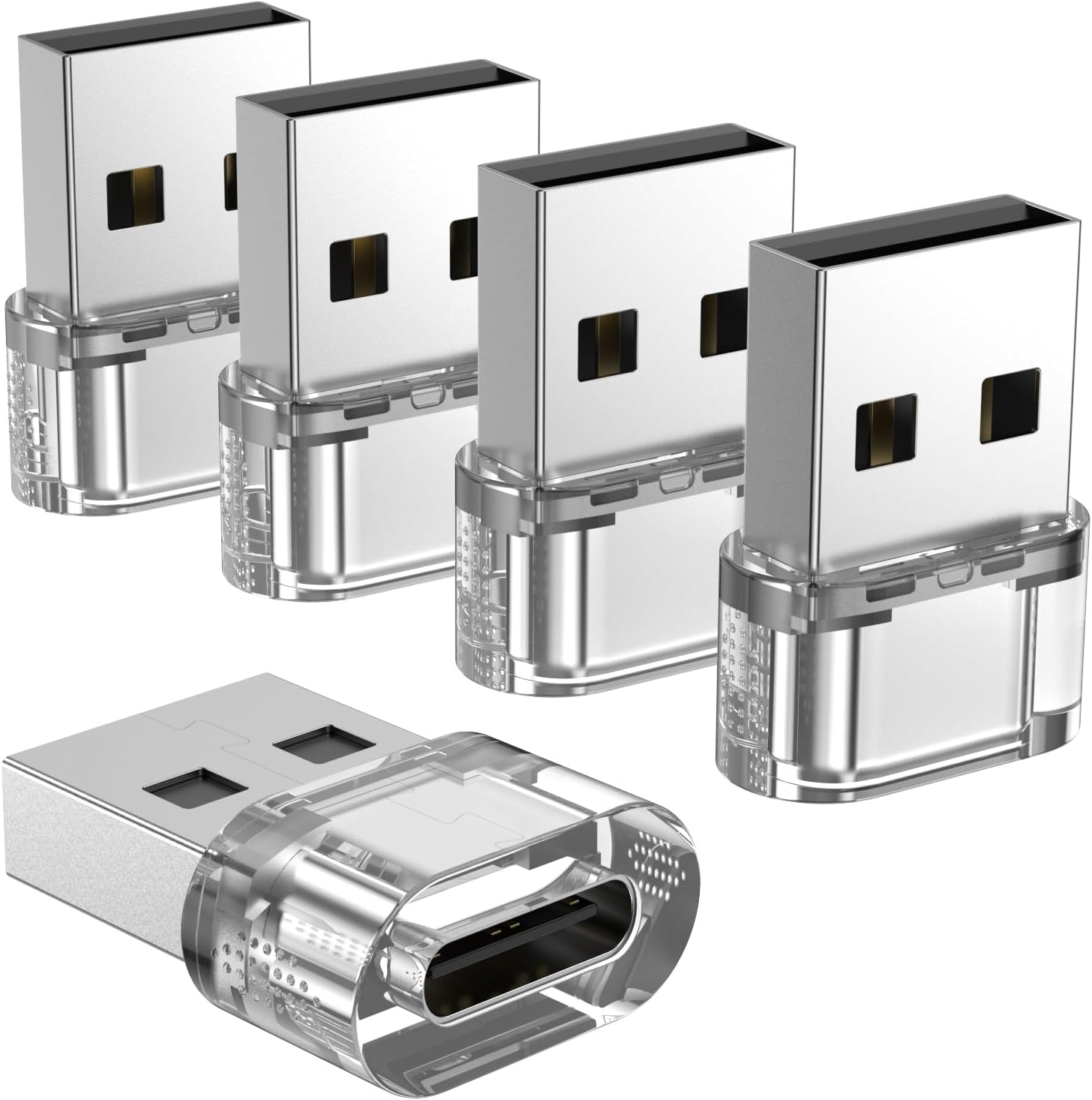 USB to USB C Adapter 5 Pack,USB C Female to A Male Charger Converter Compatible with Apple Watch Ultra iWatch